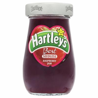 Hartley's Best Seedless Raspberry Jam 6 x 250g by Hartleys