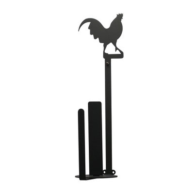 Village Wrought Iron PT-A-1 Rooster Paper Towel Holder