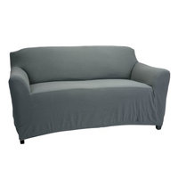 Home Details STRETCH LOVE SEAT SLIP COVER- GREY- 96.5X47.2'- PIXEL