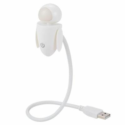 New Adorable Doll LED USB Reading Lamp Touch Control Dimmable Computer Desk Lamp with Flexible Gooseneck MAEHE