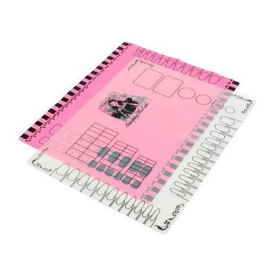 Plate - Nail Tools - Nail Art Silicone Practice Mat Stamping Plate Sticker Transfer Pad Washable Manicure Tool Spine Pricker Manicure Fine Art Silicone - 1PCs