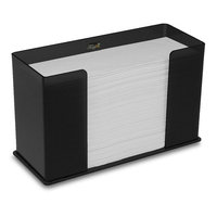 TrippNT 52914 Counter Top Black Acrylic Fold/Multifold Paper Towel Dispenser, 11 1/4 x 6 5/8 x 4 5/8 inches WHD