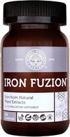 Global Healing Center Iron Fuzion All Natural Vegan Plant Based Iron Supplement 18 mg + Organic Thyme, Echinacea & Fulvic Acid