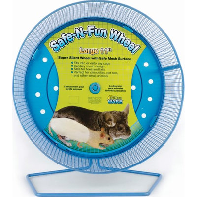 Ware Manufacturing. Inc. SAFE-N-FUN WHEEL FOR SMALL ANIMALS MULTICOLORED LARGE/11 IN