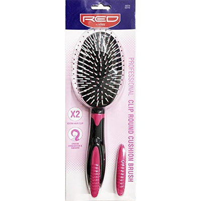 Red by Kiss PROFESSIONAL Clip Round Cushion Brush