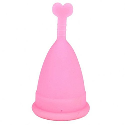 Healthful Reusable Menstrual Cup Lady Menstruation Size Small Cup Pink
