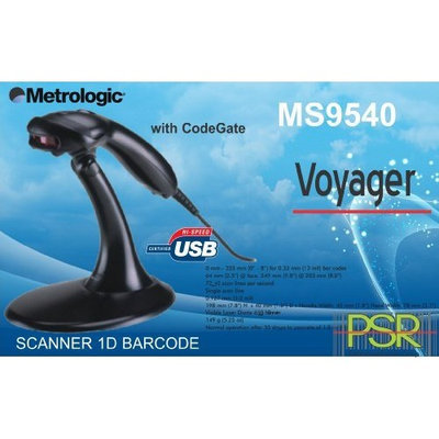Barcode Scanner Metrologic Ms 9540 with Stand - Usb Cable - Black