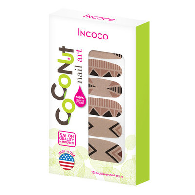 Coconut Nail Art by Incoco Nail Polish Strips, Missing Piece
