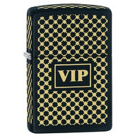 Zippo VIP Windproof Lighter, Black Matte