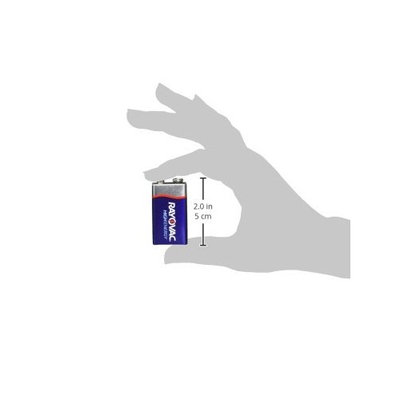 RAYOVAC 9V 4-Pack HIGH ENERGY Alkaline Batteries, A1604-4K
