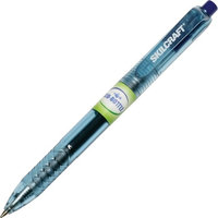Skilcraft Retractable Gel Pen, .7mm, Blue