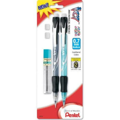 Pentel of America AL29TLEBP2 ICY Mechanical Pencil with Lead & Eraser Refill