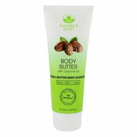 Body Butter with Coconut Oil Shea Butter Mint - 8 fl. oz. by Nature's Gate (pack of 2)
