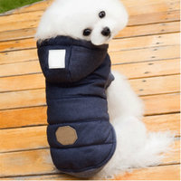 Newstar Cold Weather Warm Vest Pet Coats for Puppy, NAVY BLUE Pet Winter Cotton Hoodies Coat for Small/Medium/Large Dogs, N08NAXL Pet Clothes for Dogs (S-5XL)