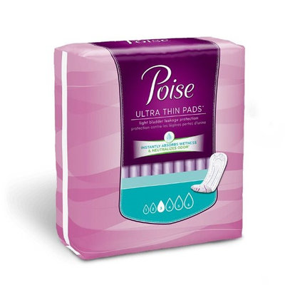 Poise Bladder Control Pad Light Absorbency Polymer Female Disposable
