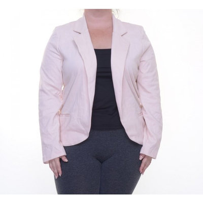 Bar III Cream Rose Blazer Long Sleeve Size L NWT - Movaz