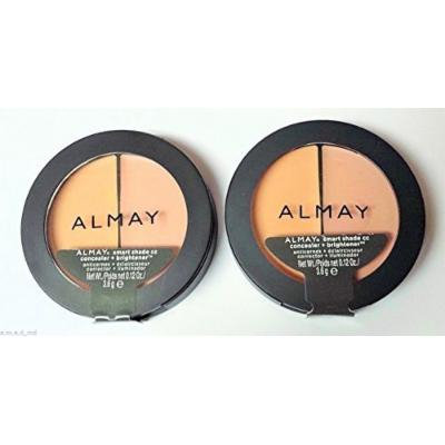 Almay Smart Shade CC Concealer + Brightener in #300 Medium 0.12 oz Each (Set of 2) by Almay