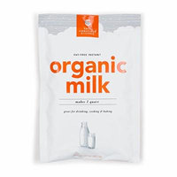SACO Conscious Kitchen Fat-Free Instant Certified Organic Milk, for Drinking, Cooking, and Baking, Makes 1 Quart, 12 Pack
