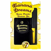 W7 Banana Dreams Loose Powder Contour Set with Brush