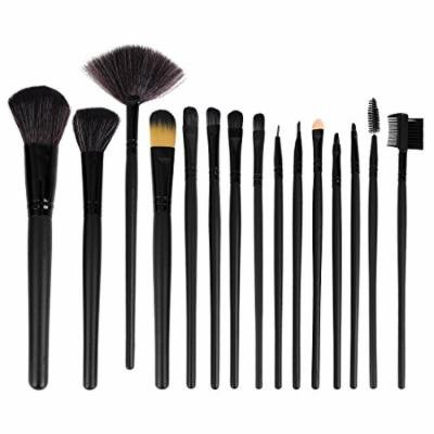 uxcell® 15pcs Pro Makeup Brushes Set Eyeshadow Eyeliner Lip Brush Powder Foundation Tool