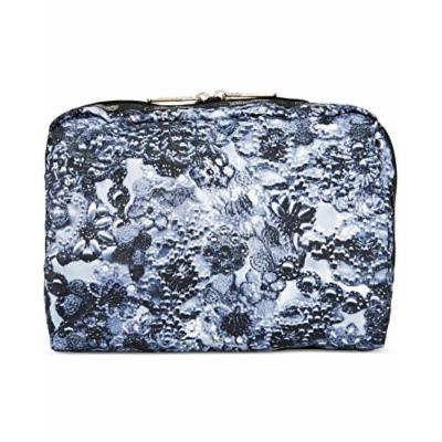 LeSportsac Luggage Women's Extra Large Rectangular Cosmetic Adorn Grey Cosmetic Bag