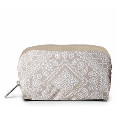 LeSportsac Boxed Rectangular Cosmetic Case (Bandana Lace Khaki)