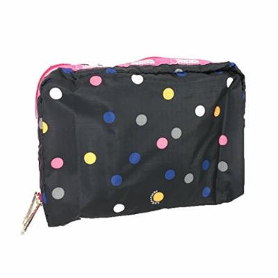 LeSportsac Classic Extra Large Rectangular Cosmetic Case (Litho Dot Pink)
