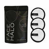 FACE HALO Makeup cleanser puff 3EA / Makeup cleanser ONLY USING WATER / no need chemical remover