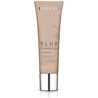 Lumene Longwear Blur Foundation SPF 15 for All Skin Types Medium Coverage with Arctic Cloudberry 30 ml / 1.0 Fl.Oz. (1.5 Fair Beige)