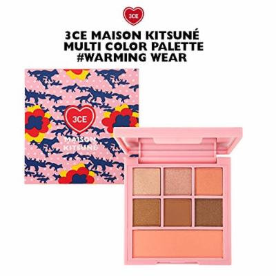 3CE Maison Kitsune Multi Color Palette / makeup palette (Warming Wear)