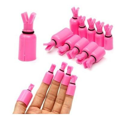 Cartridge Clip - Nail Tools - 10pcs Plastic Soak Off Gel Polish Remover Wrap Cap Clip Tool Soak Wrap Cartridge Holder Glossiness Cartridge Clip