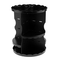 Dolity Makeup Organizer, Cosmetic Organizer DIY Adjustable,360 Degree Rotating Makeup Organizer Countertop Makeup Storage Box for Brushes Toner...