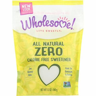 Wholesome Sweeteners Sweetener - All Natural - Calorie Free - Zero - Pouch - 12 oz - case of 8