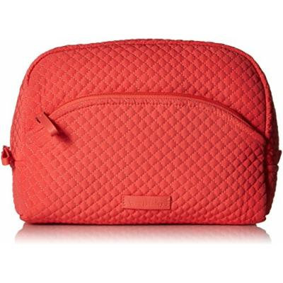 Vera Bradley Iconic Large Cosmetic, Microfiber, Coral Reef