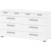 Aria 10-Drawer Dresser, White