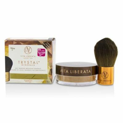 Trystal Minerals Self Tanning Bronzing Minerals With Kabuki Brush - # 01 Sunkissed-9g/0.32oz