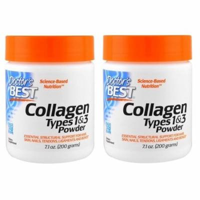 Doctor's Best, Best Collagen, Types 1 & 3, Powder, 7.1 oz (200 g) - 2 Packs