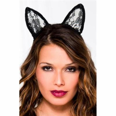 Music Legs 70853-BLACK Lace Headband, Black