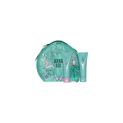 SECRET WISH by Anna Sui - EDT SPRAY 1.7 OZ & BODY LOTION 3 OZ & SHOWER GEL 3 OZ - WOMEN