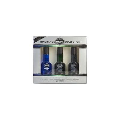 BRUT VARIETY by Faberge - 3 PIECE VARIETY WITH BLACK, BLUE & SPECIAL RESERVE & ALL ARE COLOGNE SPRAY 1 OZ (GLASS BOTTLES) - MEN