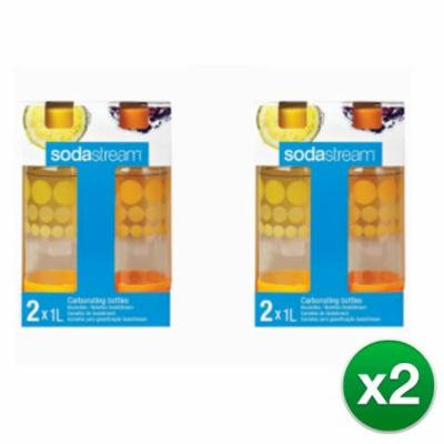 Sodastream 1 Liter Carbonating Bottles - Orange/Yellow (8 Pack) SodaStream 1 Liter Carbonating Bottle