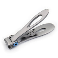Leryeu 15mm Wide Jaw Opening Deluxe Sturdy Stainless Steel Fingernail Clippers Toenail Clippers for Thick Nails Big Size with File