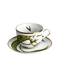 Anna Weatherley White Tulips Tea Saucer