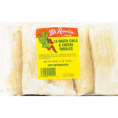 Mi Ranchito Foods Inc Mi Ranchito Green Chile Tamales 26 Oz