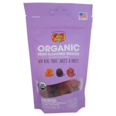 Jelly Belly Organic Fruit Snacks Gummies, 5.5 Oz