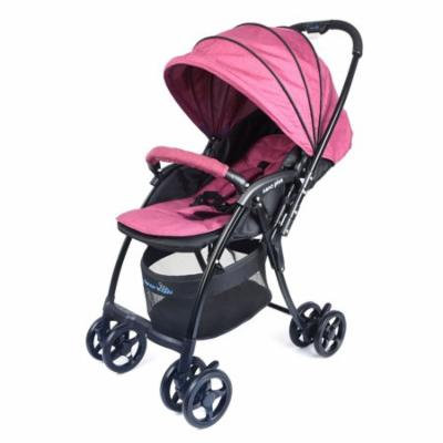 Wonderbuggy Nano Plus Ultralight Stroller With Reversible Handle And Foot Muff - Maroon Red