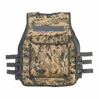Qiilu Children Tactical Vest Combat Vest Nylon CS Game Molle Body Armor Vest For Children Gift for Boys Kids Fits Ages 8-14 Yrs