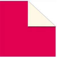 Canvas CCP1556 No.80 Solid Printed Cardstock, Red & Ivory