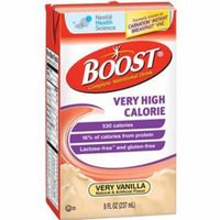 Boost VHC Oral Supplement, Very Vanilla, 8 oz. Carton - Pack of 6