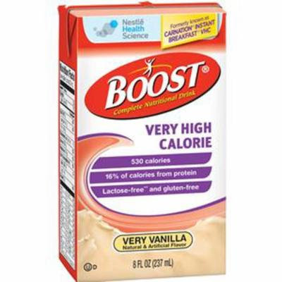 Boost VHC Oral Supplement, Very Vanilla, 8 oz. Carton - Pack of 6